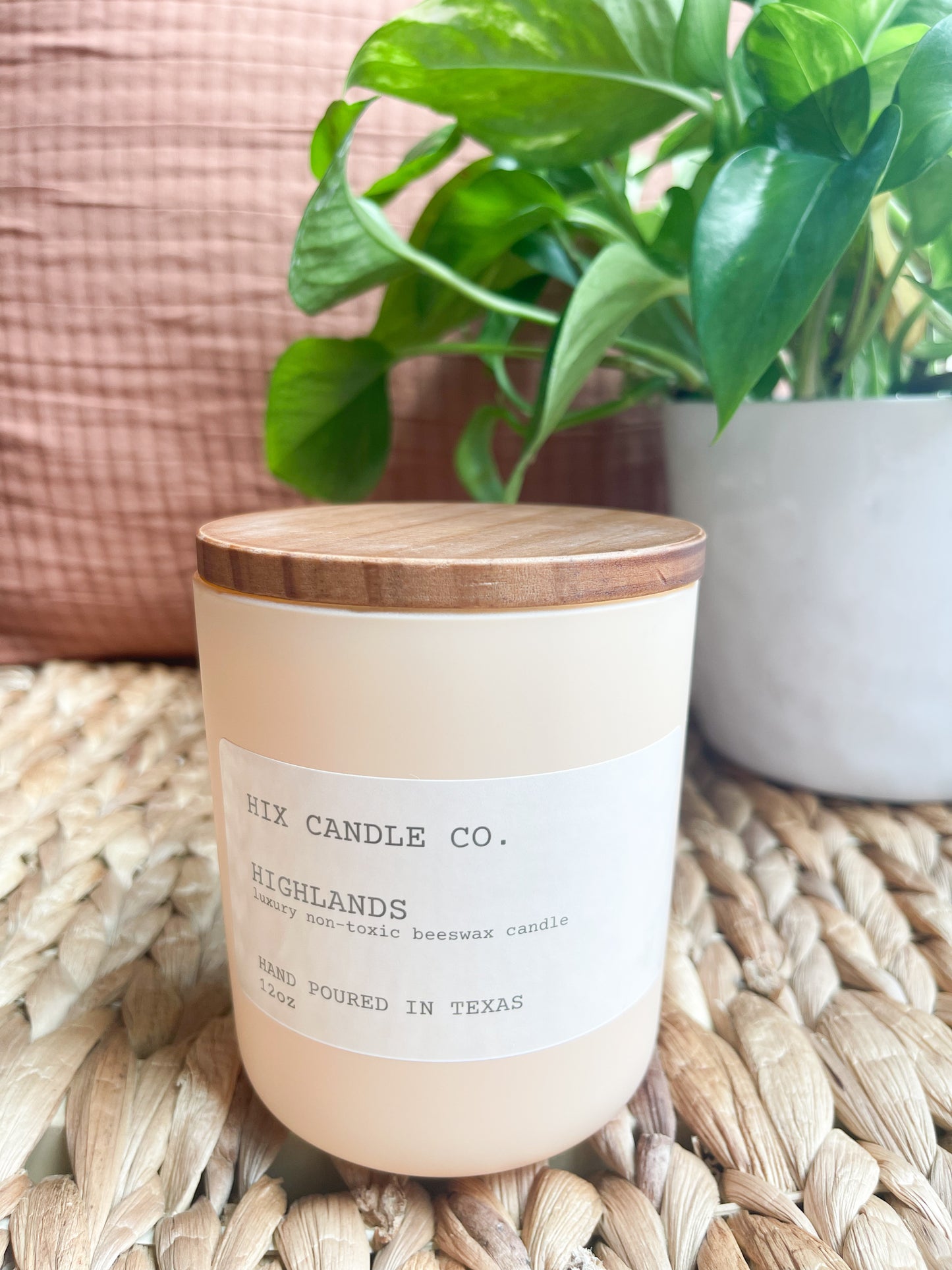 SPRING SCENTS | Organic Beeswax Candle