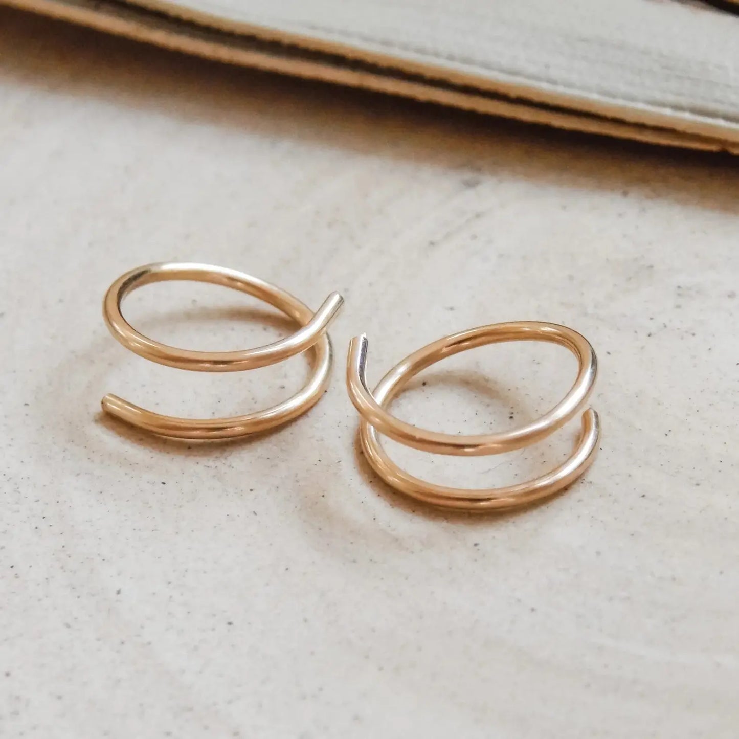 Twist-In Double Huge Hoop Earrings