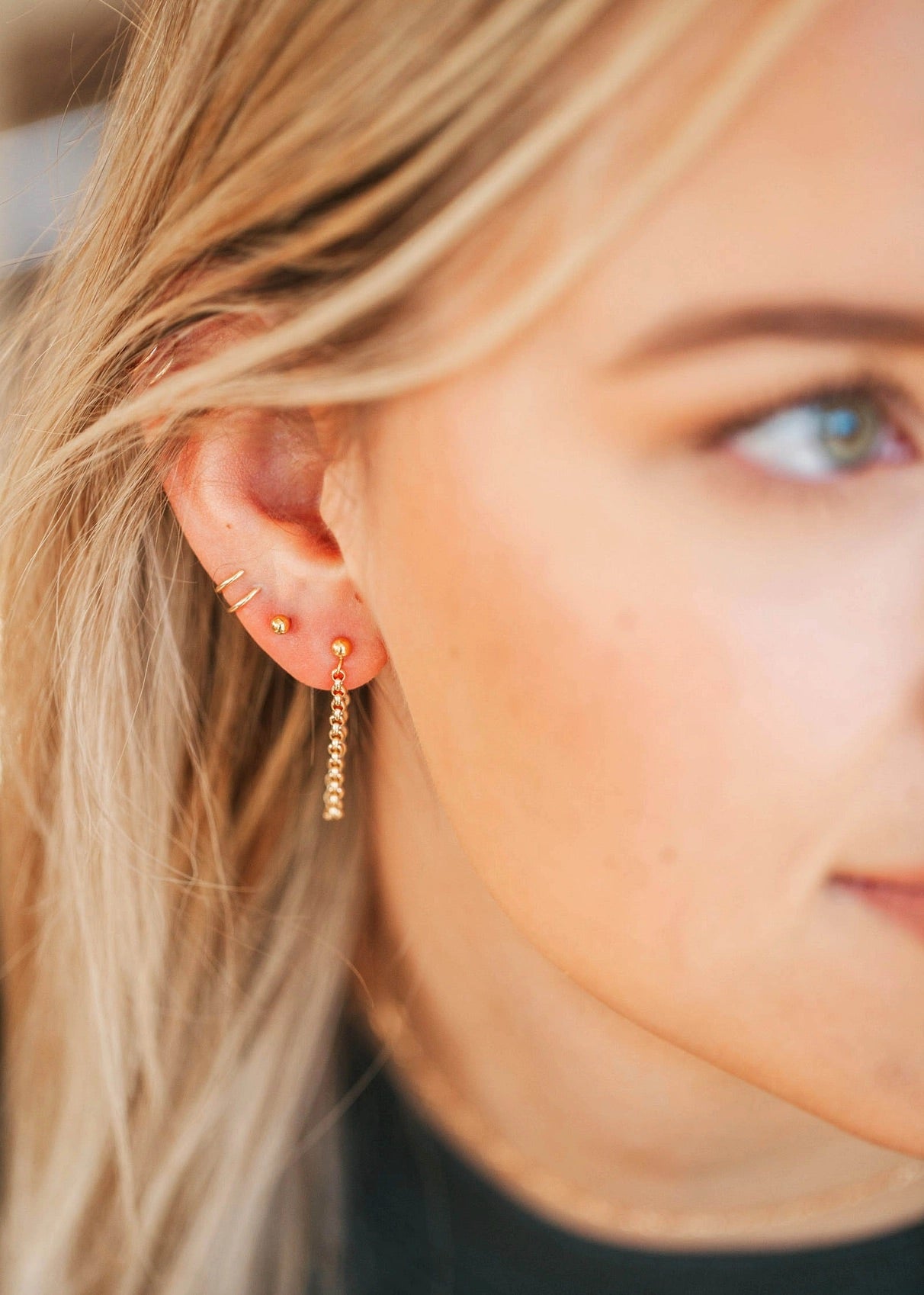 Mini Annex Stud Earrings