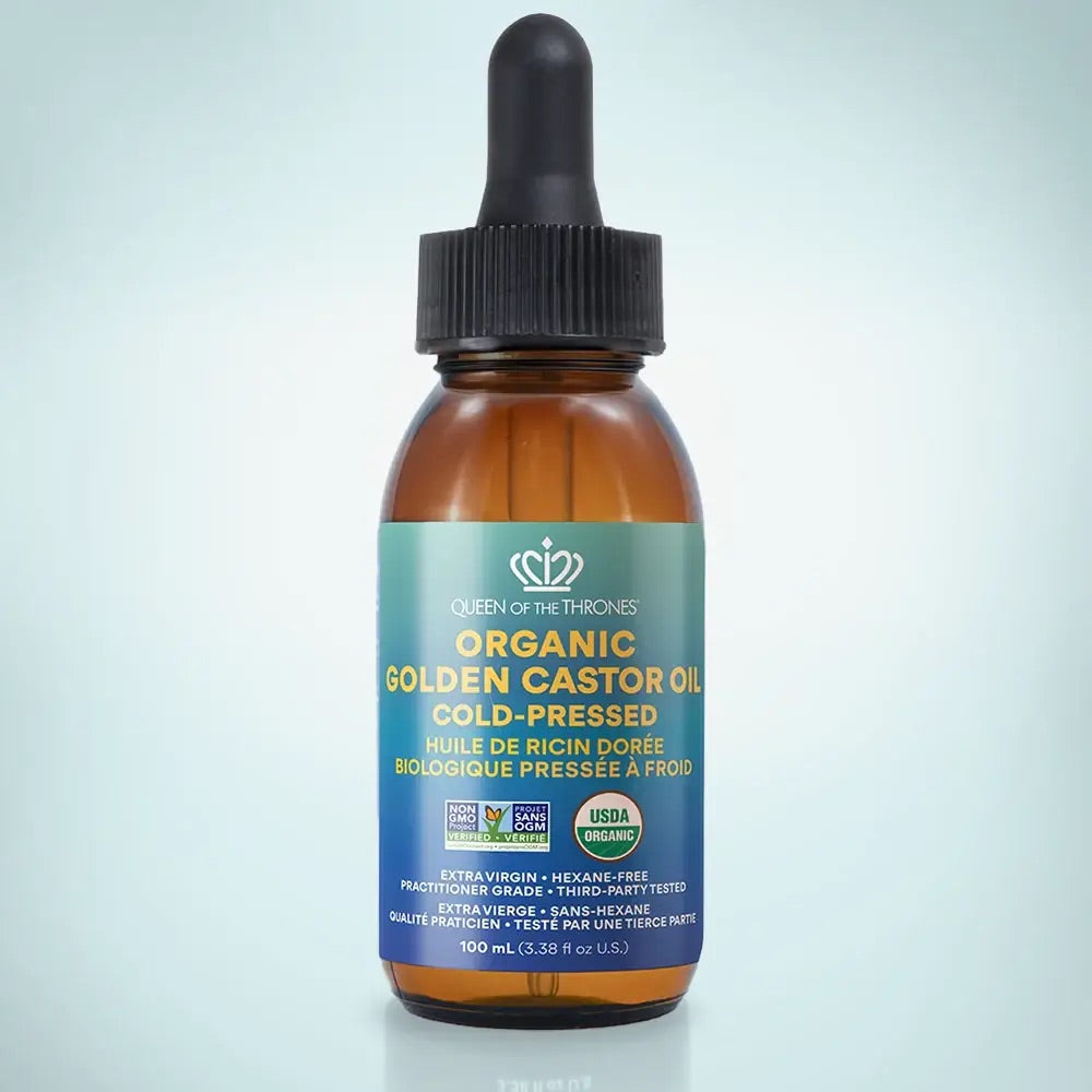 Organic Castor Oil | 3.38 oz Dropper