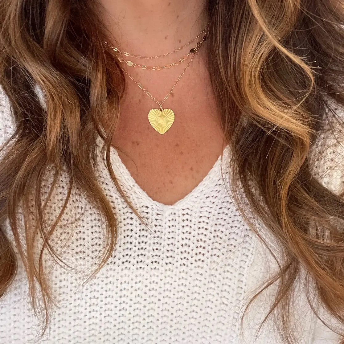 Soulmate Heart Necklace | Gold Filled