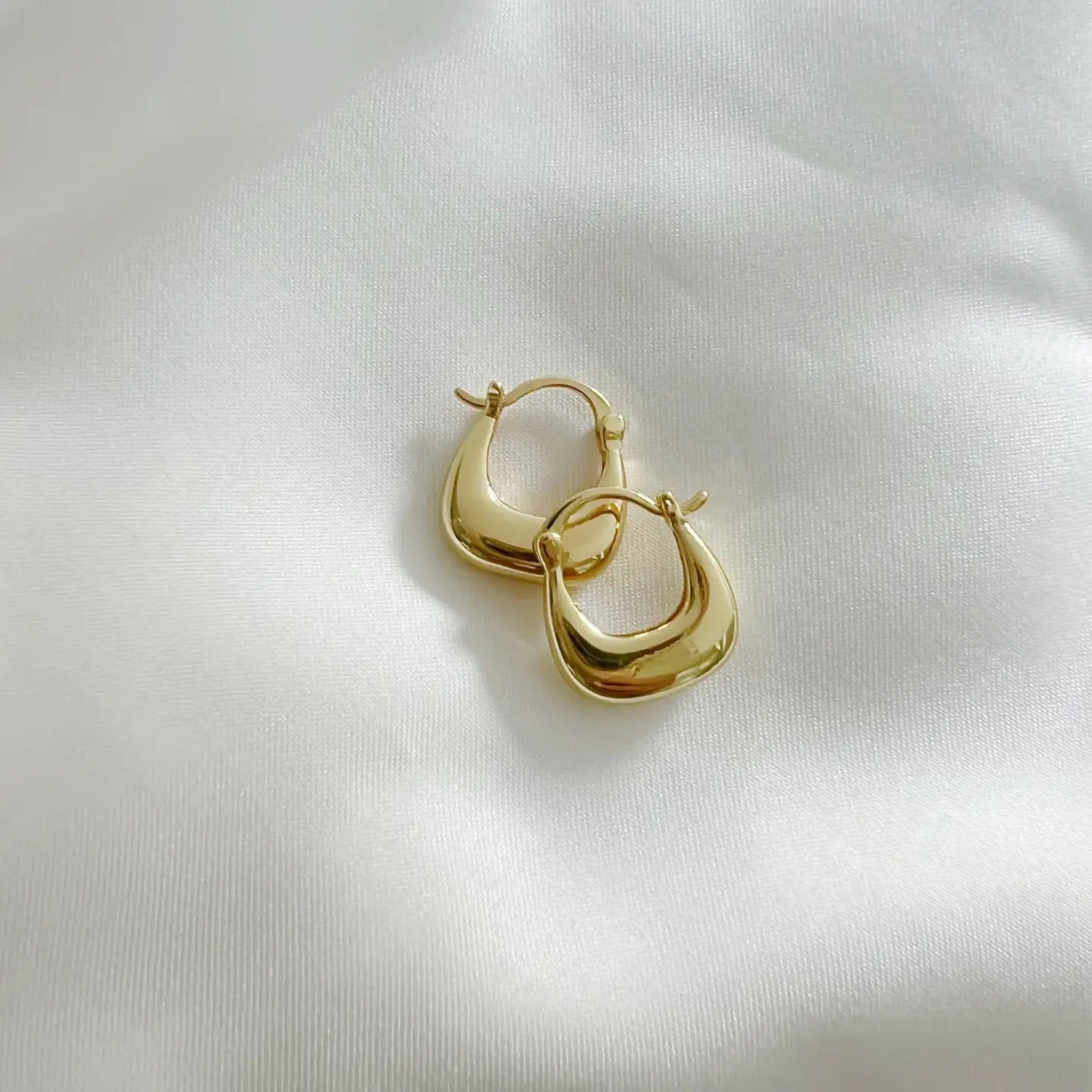 Shaina Hoops Earrings | Gold Filled