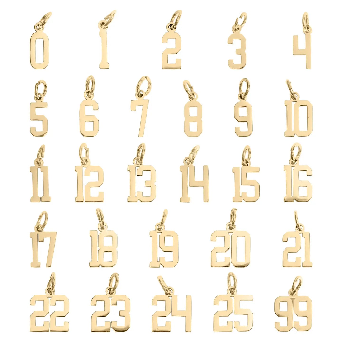 Varsity Number Charm