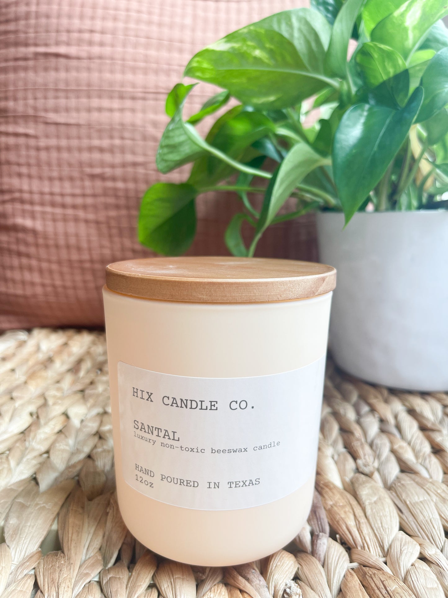 SPRING SCENTS | Organic Beeswax Candle