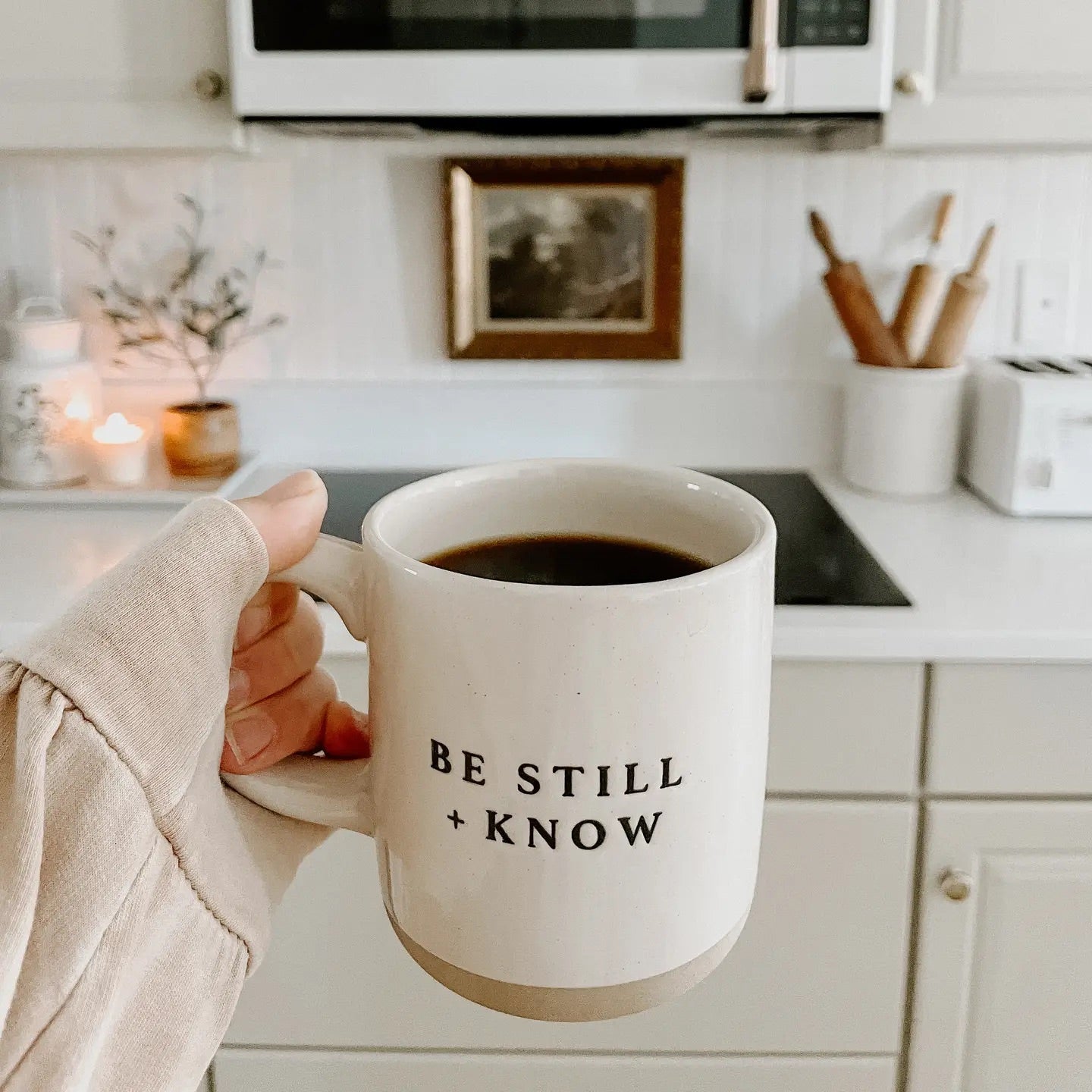 Be Still + Know Stoneware Mug