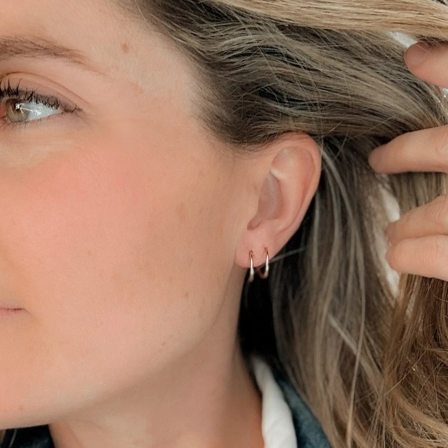 Twist-In Double Huge Hoop Earrings