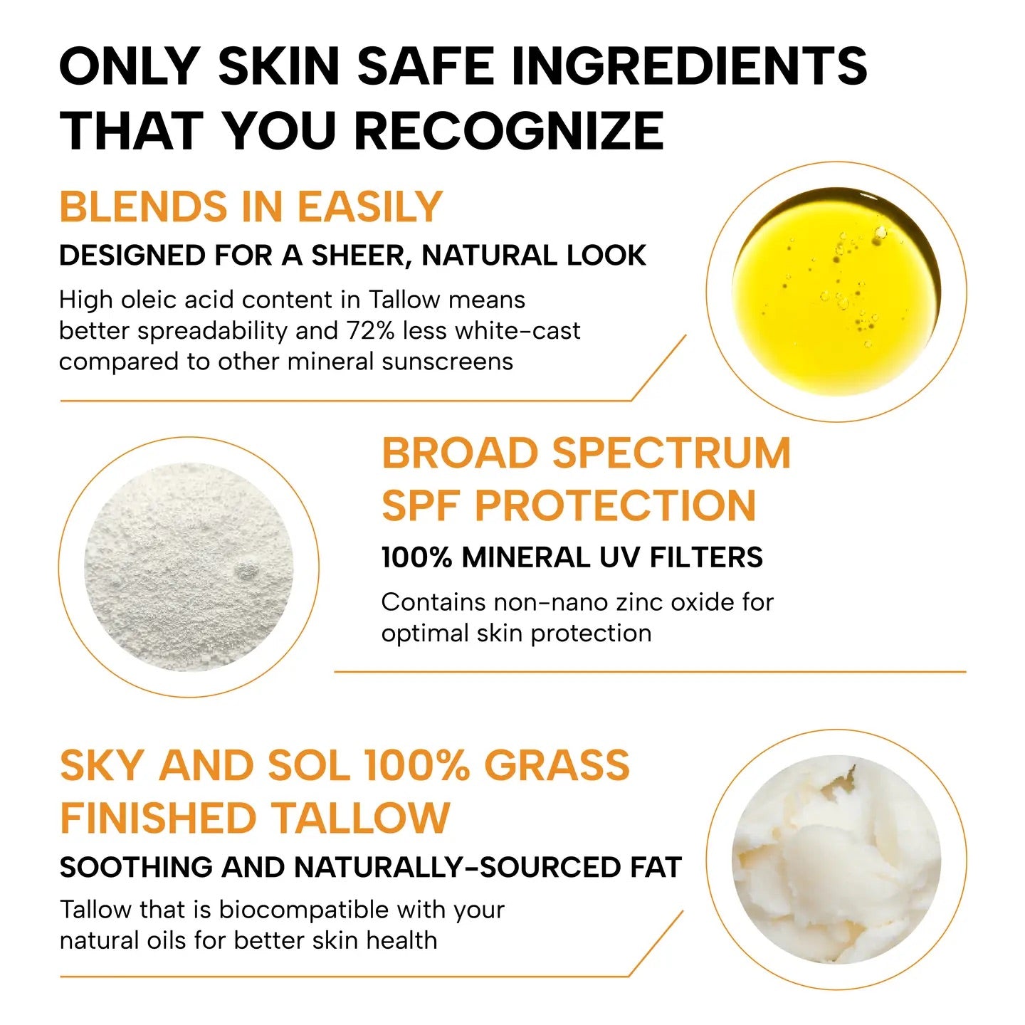 Face and Body Tallow Sunscreen | SPF 50