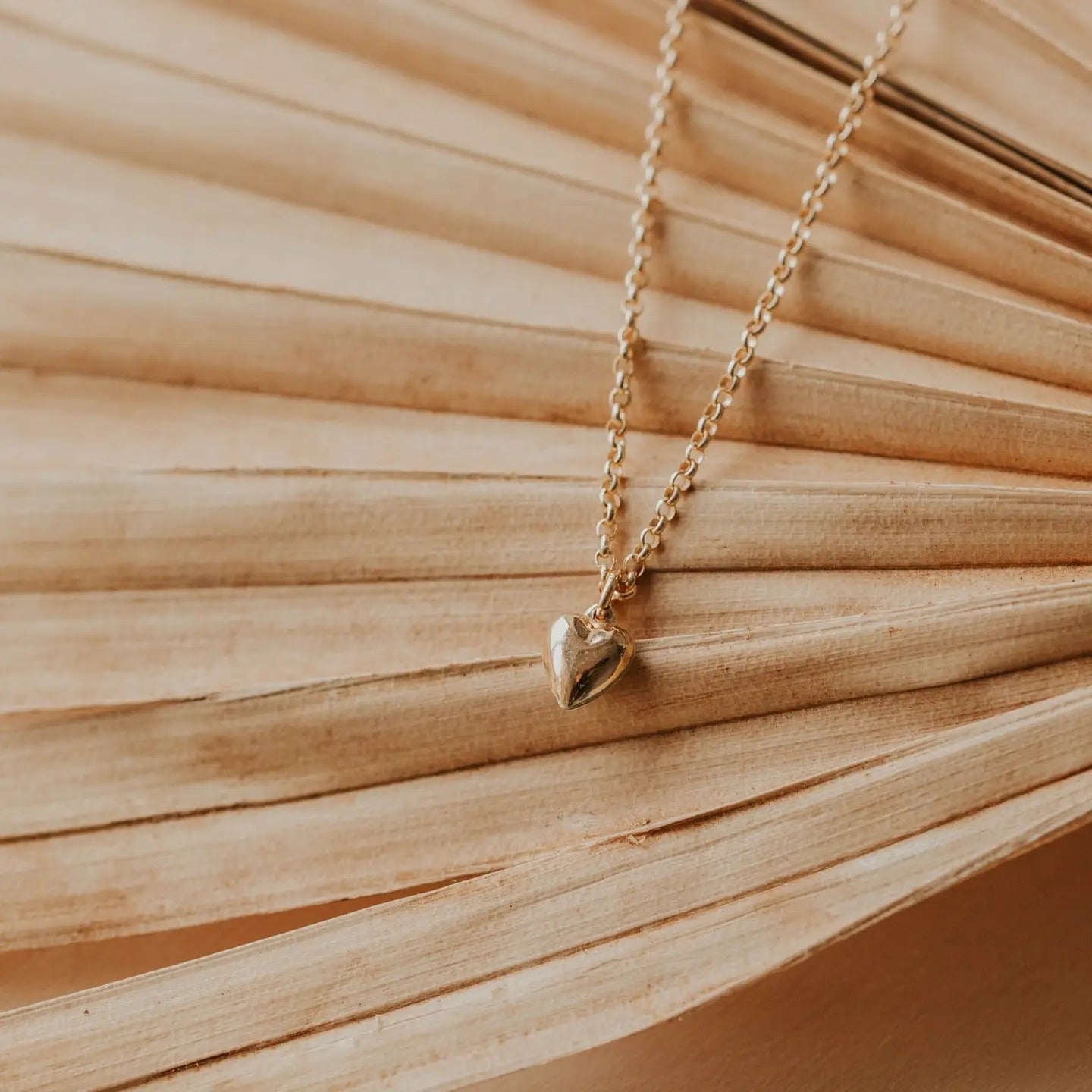 Puff Heart Necklace