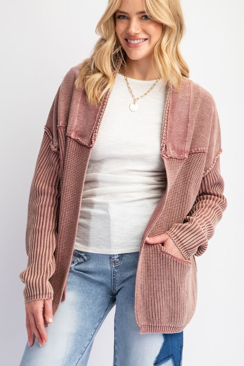 FRENCH TERRY CARDIGAN
