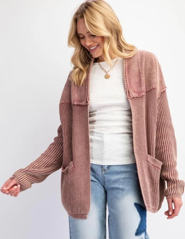 FRENCH TERRY CARDIGAN