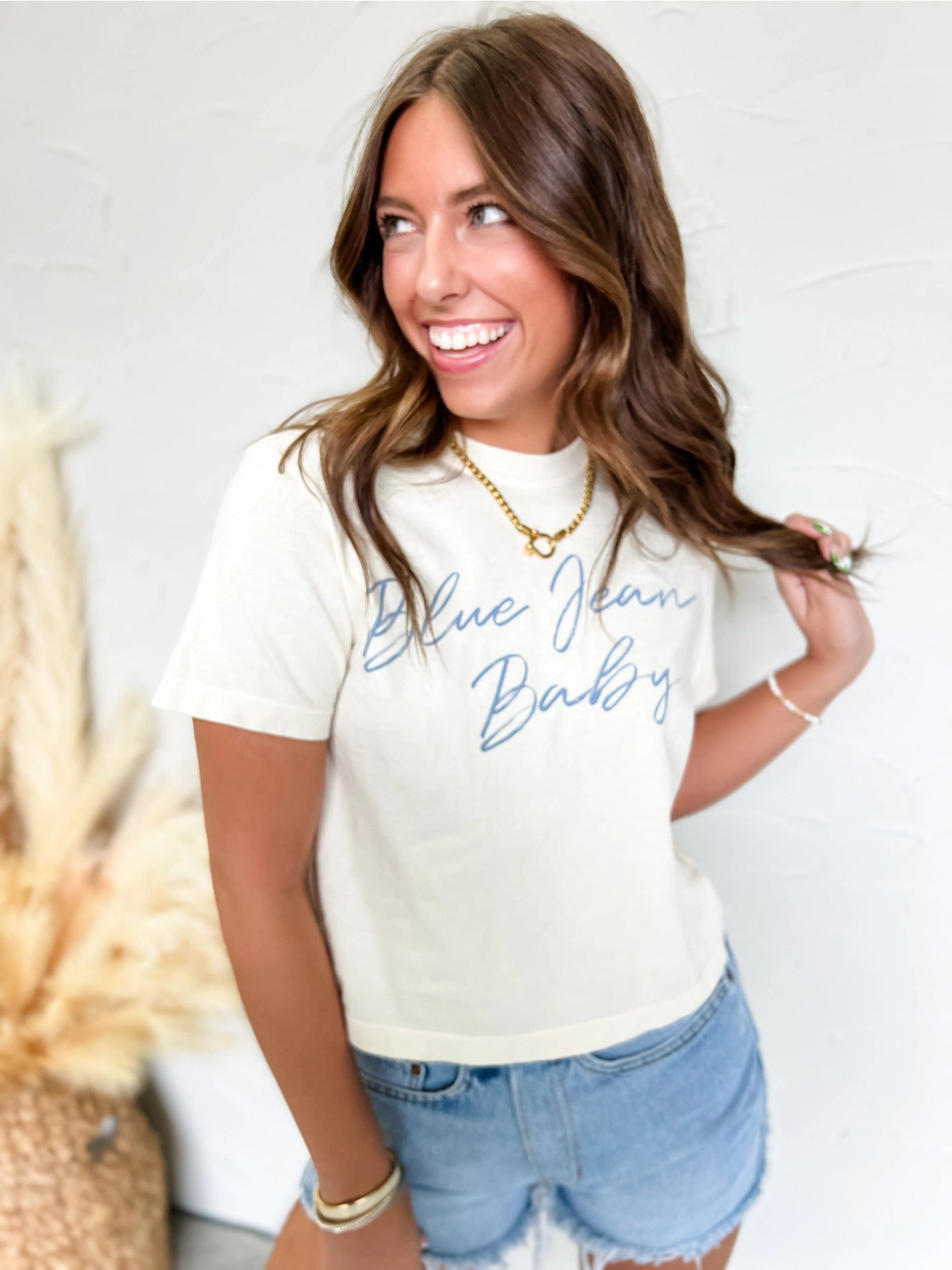 Blue Jean Baby Tee