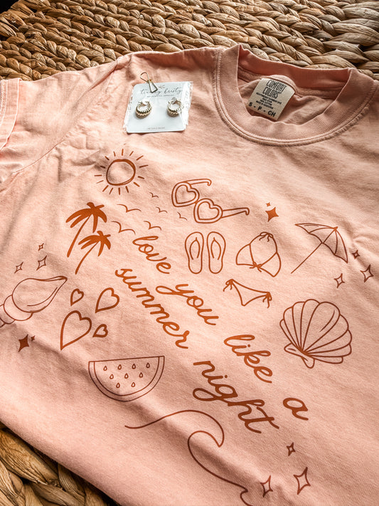 Love You Like a Summer Night Tee