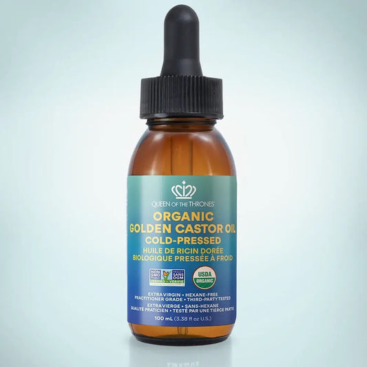 Organic Castor Oil | 3.38 oz Dropper