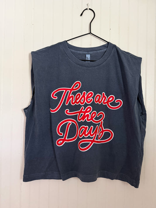 These are the Days Tank | Denim Blue