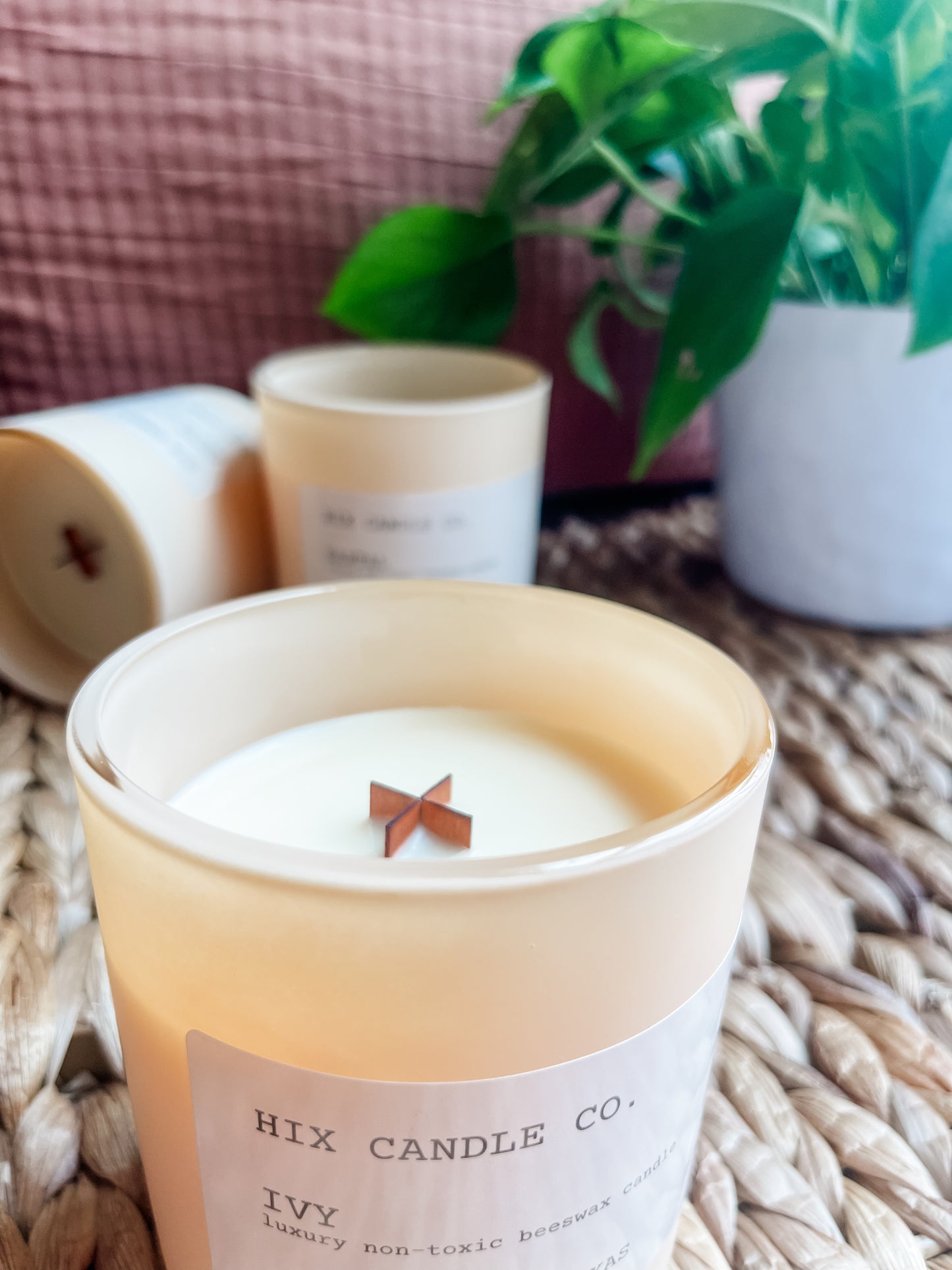 SPRING SCENTS | Organic Beeswax Candle