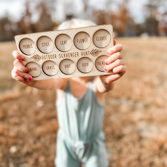 Outdoor Nature Scavenger Hunt Game For Children