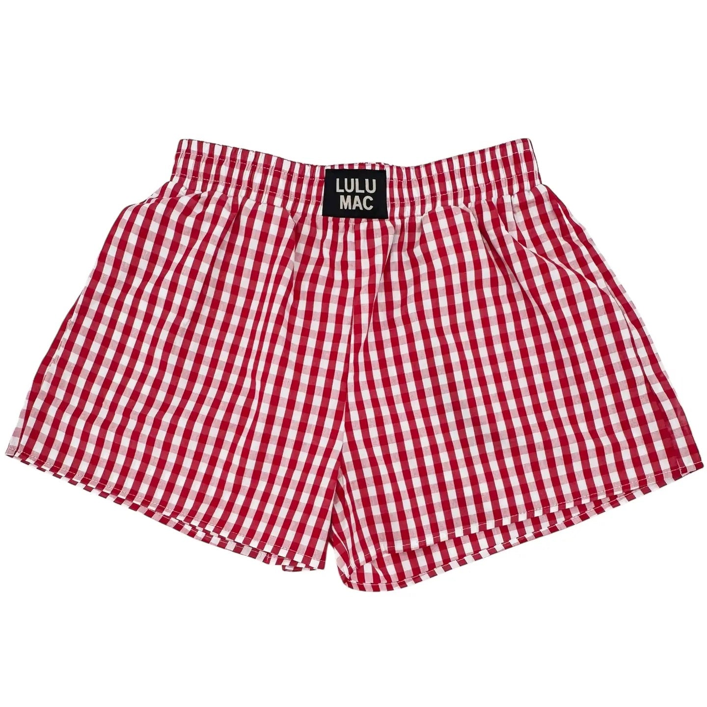 Comfort Club Boxer Style Shorts | Red Gingham