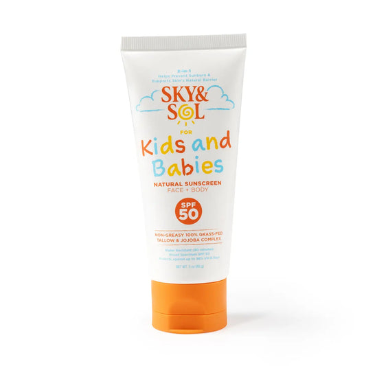 Kids and Babies Tallow Sunscreen
