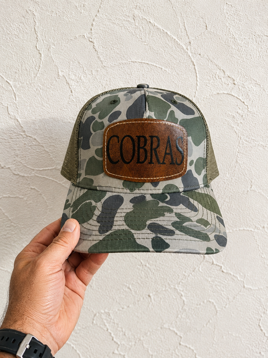Green Camo Cobras Cap