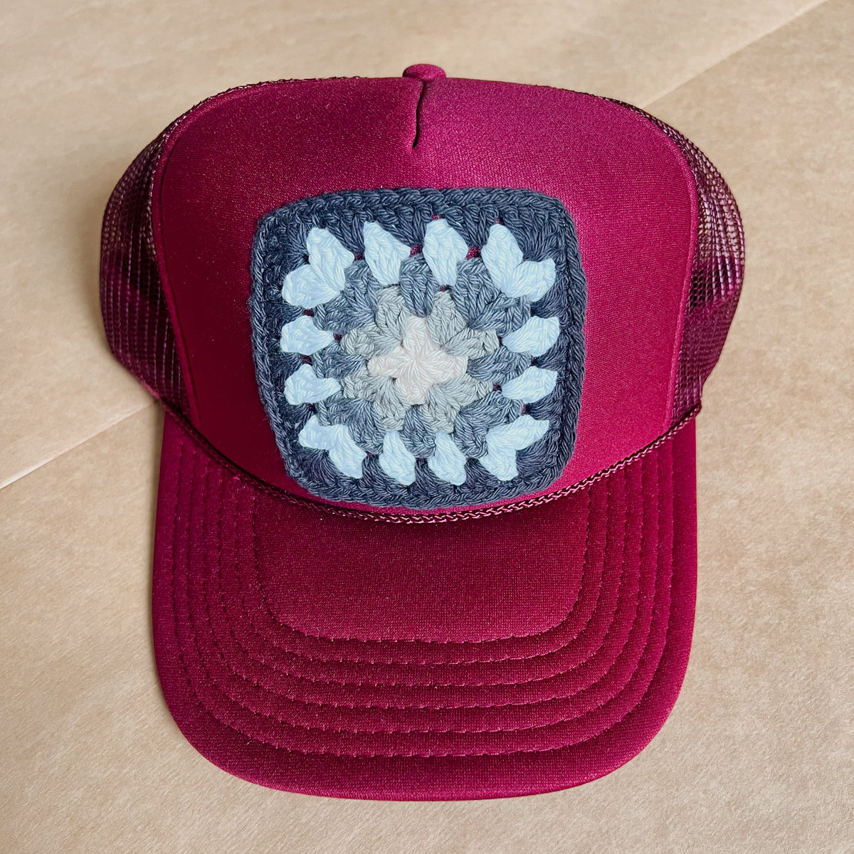 Square Stitched Hat