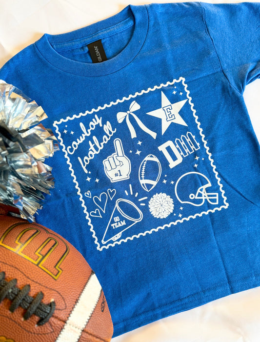 Cowboys Cheer Edit Tee