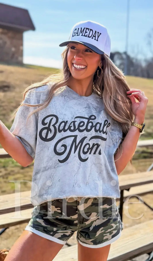 Baseball Mom Vintage Tee