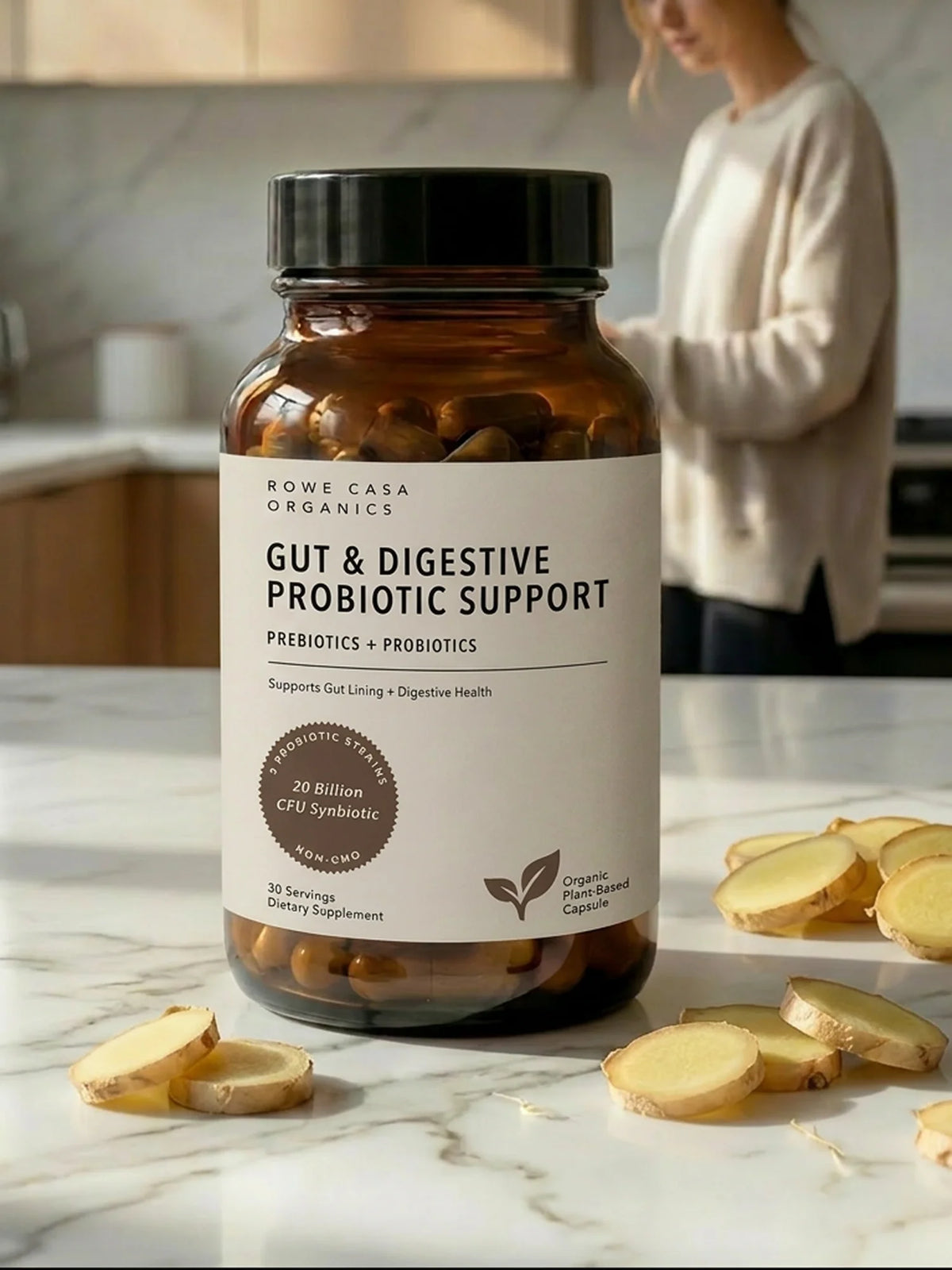 Gut + Digestive Probiotic Support | 60 capsules