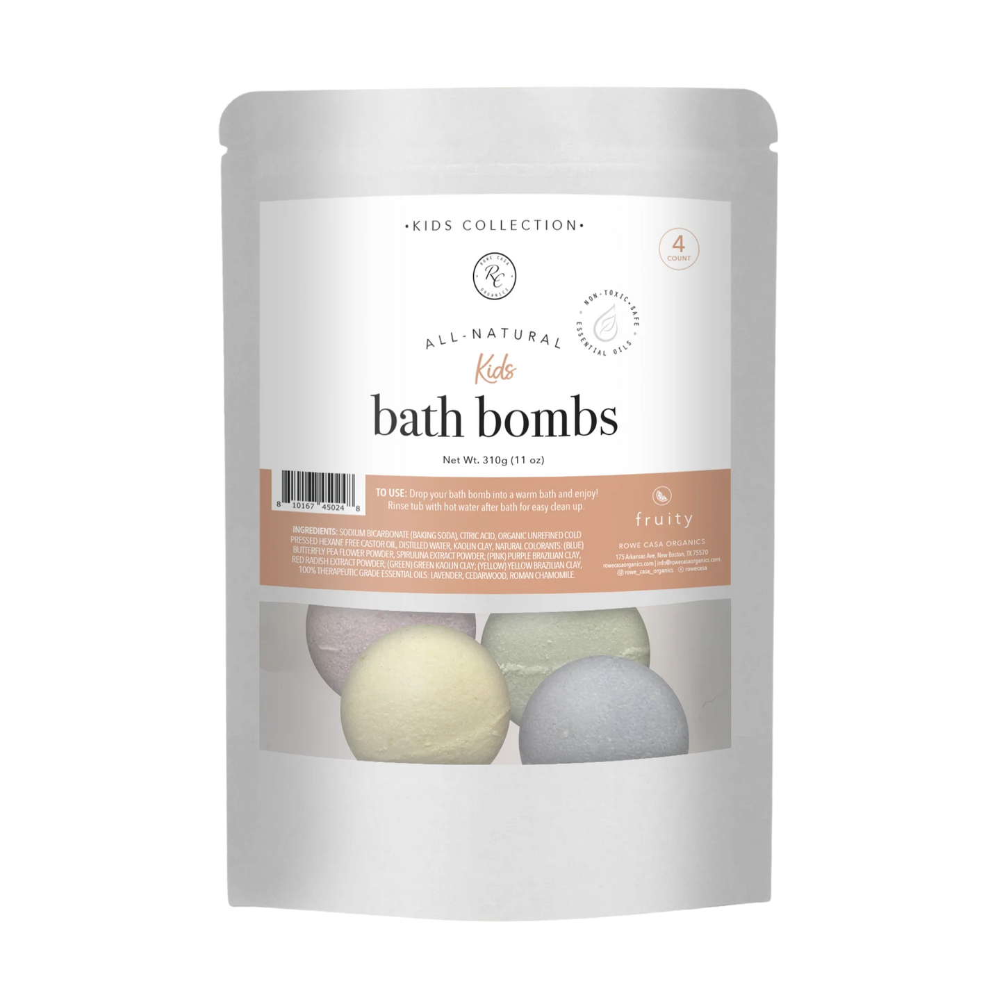 Kids Bath Bombs | 4 Count | Pick-Up Only