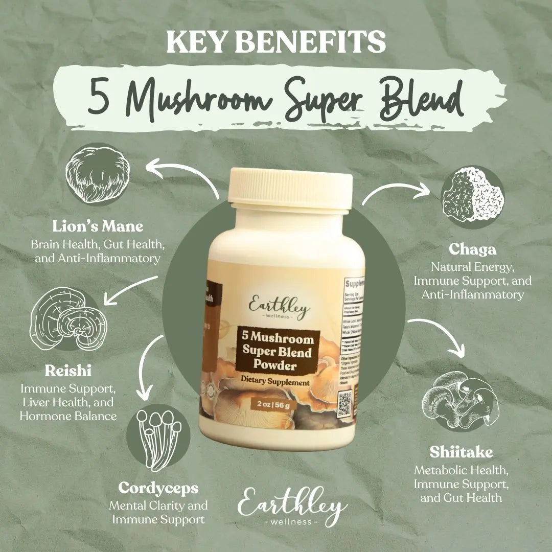 5 Mushroom Super Blend | 90 capsules