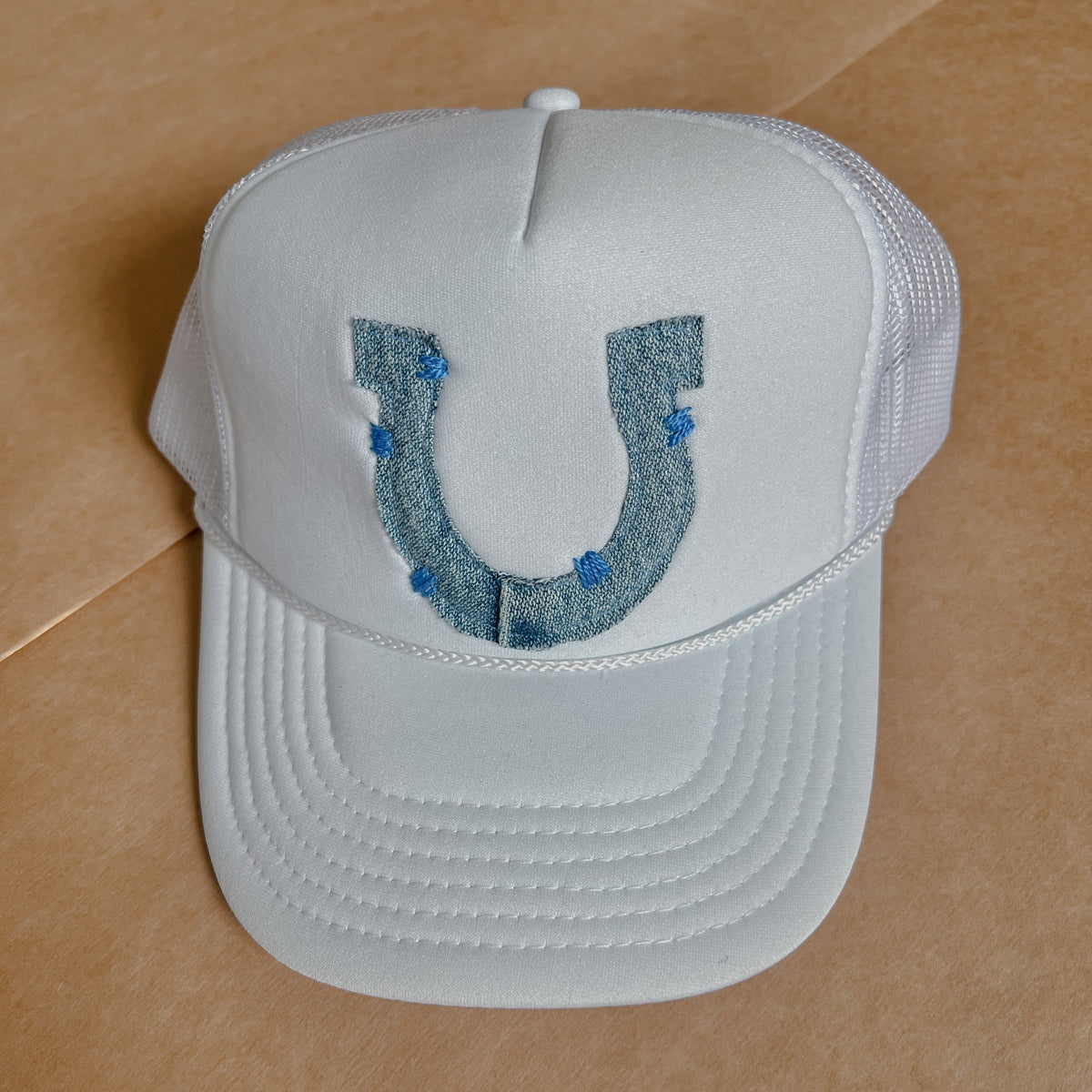Embroidered Horseshoe Hat