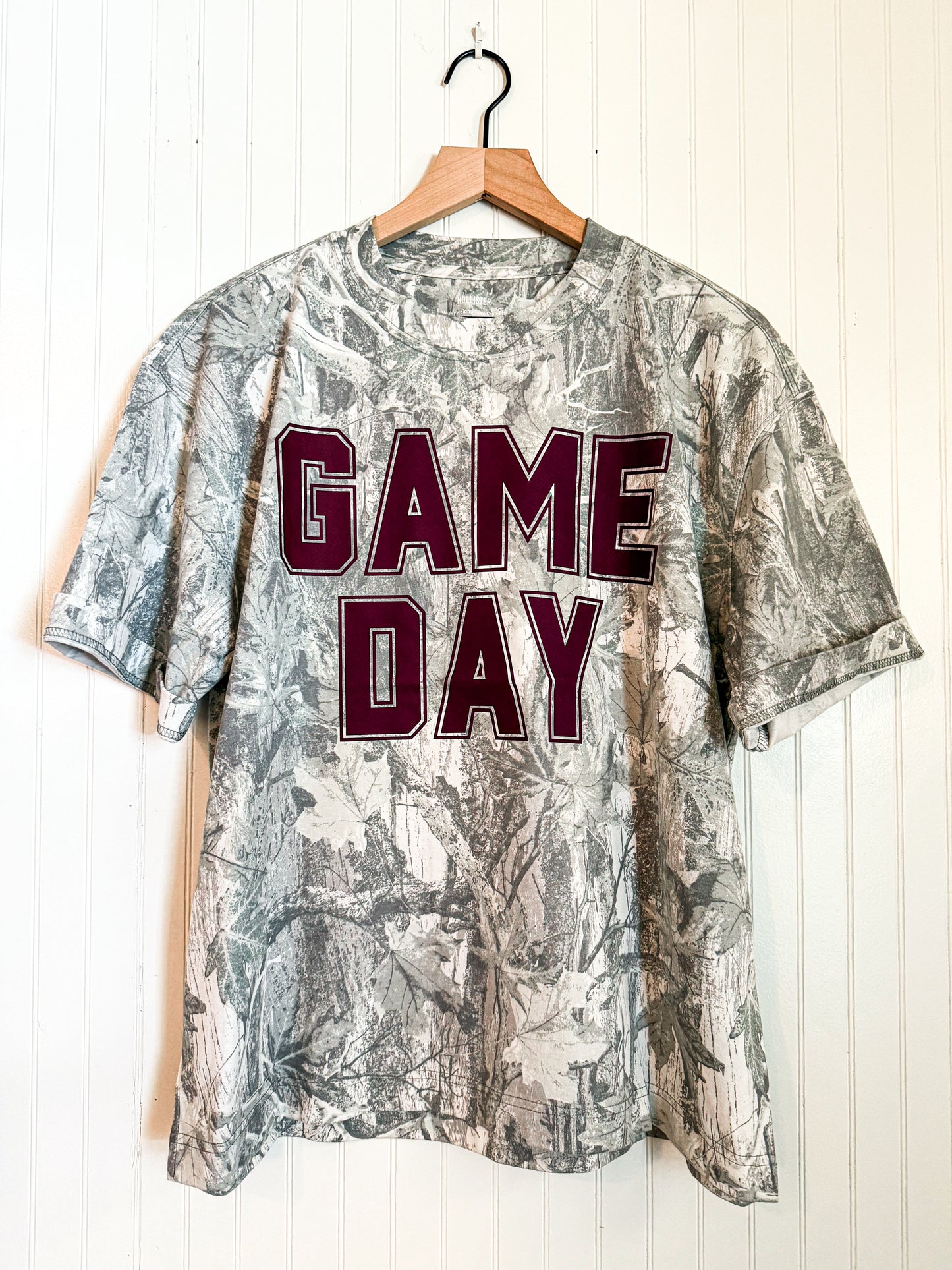 Game Day Camo Tee | Maroon