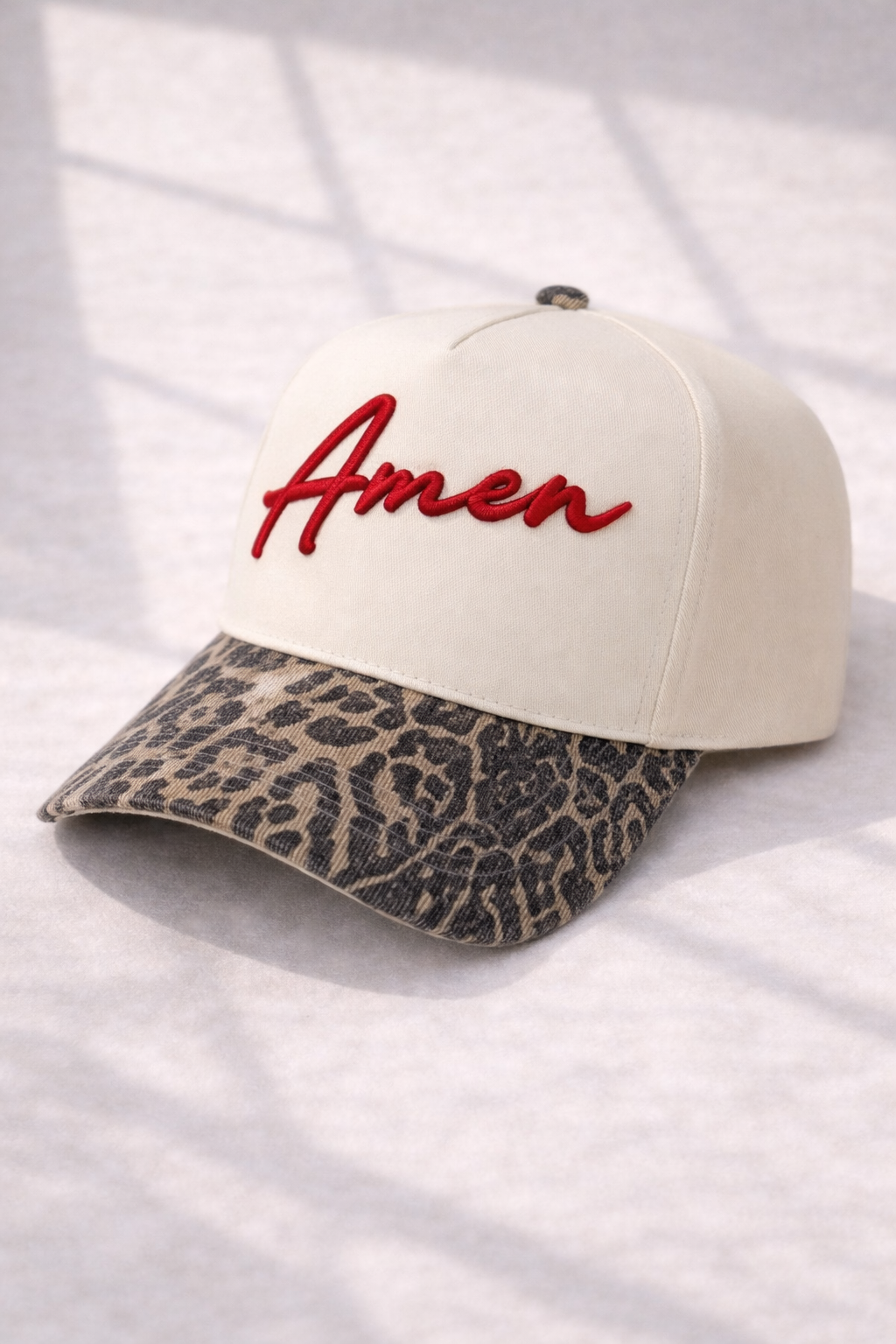 Amen Leopard Cap