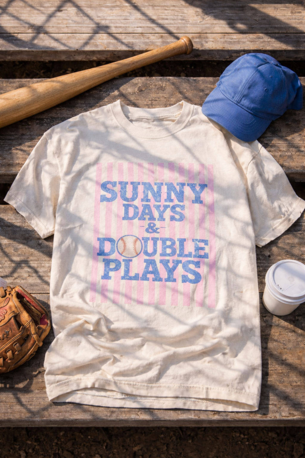 Sunny Days + Double Plays Tee