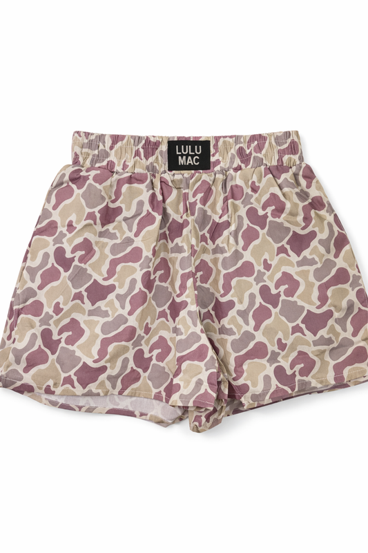Comfort Club Boxer Style Shorts | Camo
