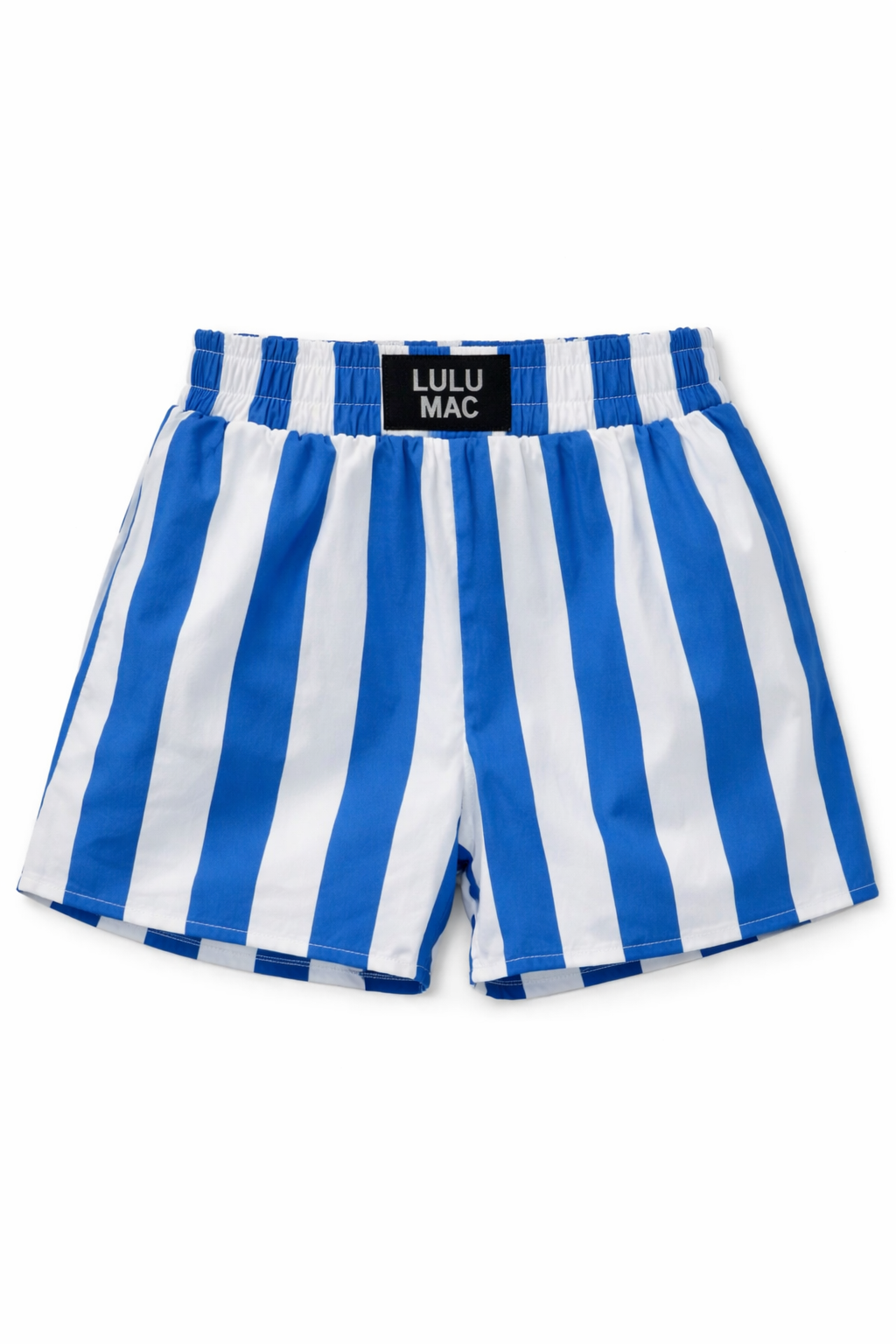 Comfort Club Boxer Style Shorts | Royal Stripes
