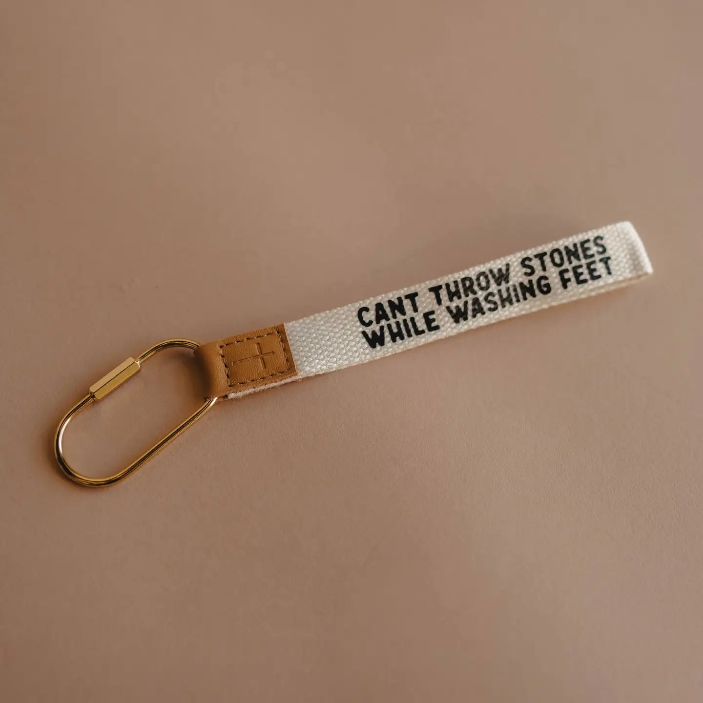 Cant Throw Stones Wristlet