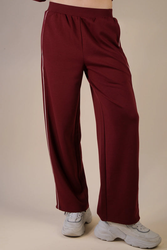 Wide Leg Knit Comfy Casual Sweat Pants