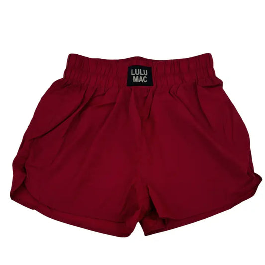 Comfort Club Boxer Style Shorts | Maroon